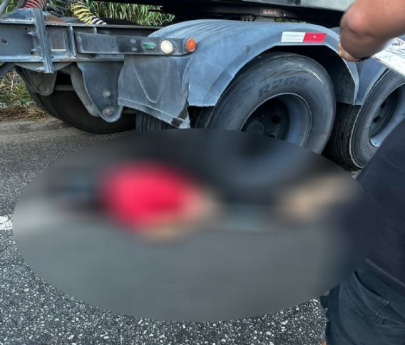 Motociclista morre em grave acidente após ser atropelado por caminhão na BR-230, em João Pessoa